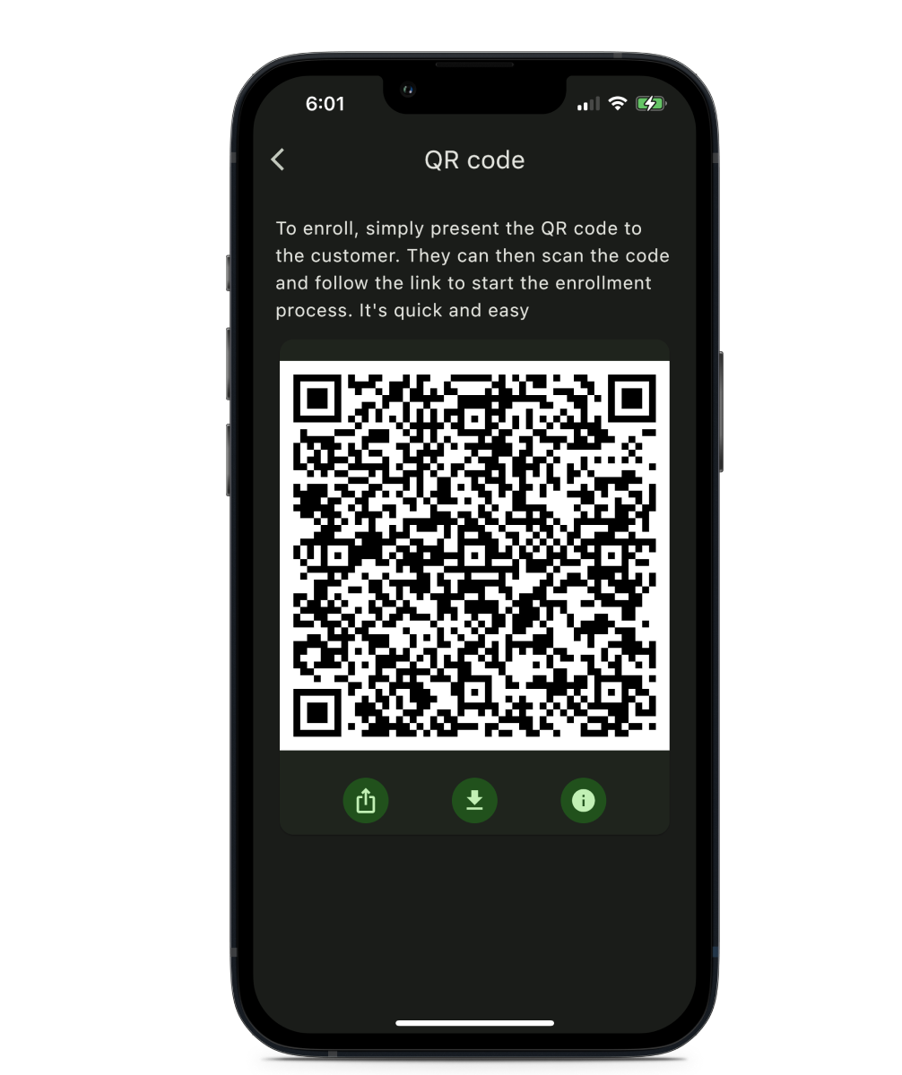 Generate QR code